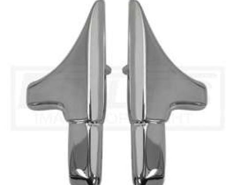 Chevelle Vinyl Top Moldings, Front, 2-Door Coupe, 1970-1972