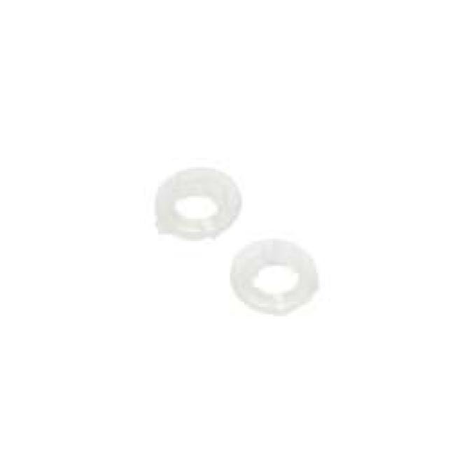 Chevelle Door Lock Knob Ferrules, Clear, 1964-1967