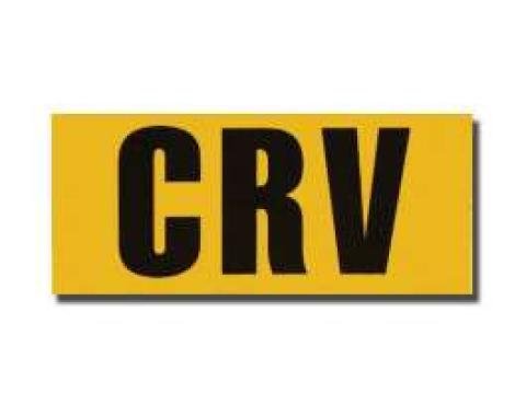 Chevelle Decal, Engine, 454/450 hp, Manual Transmission, CRV, 1970