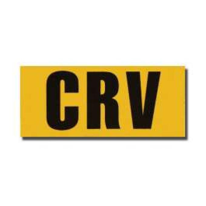Chevelle Decal, Engine, 454/450 hp, Manual Transmission, CRV, 1970