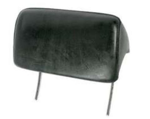 Chevelle Bucket Seat Headrests, Black, 1966-1967