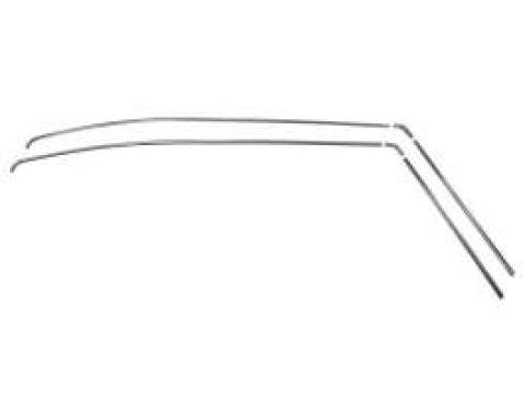 Redline Restomotive® 1968-1969 Chevrolet Chevelle 6 Piece 2 Door Coupe Roof Drip Rail Molding Set