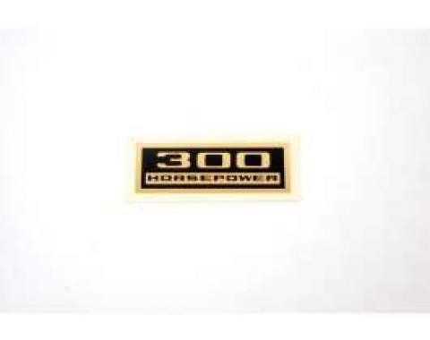 Chevelle Decal, Valve Cover, 300 hp, 1964-1972