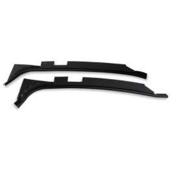 Chevelle Door Jamb Windlace, Black, 2-Door Coupe & Convertible, 1968-1969