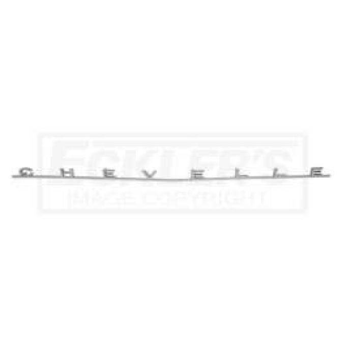 Chevelle Rear Panel Emblem, Chevelle, For Cars With SS Trim, 1966