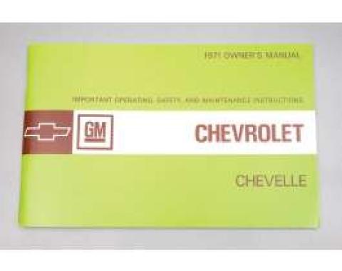 Chevelle Owner's Manual, 1971