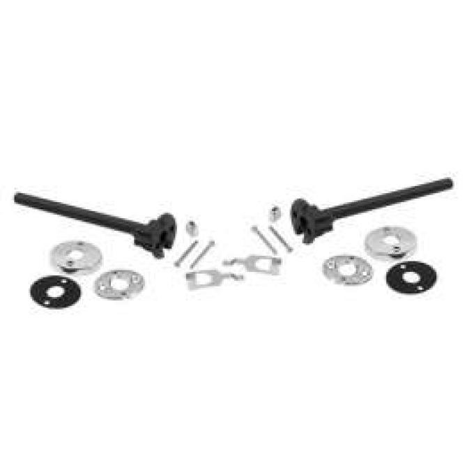 Chevelle Headrest Guides, Strato Bucket Seat, 1966-1972