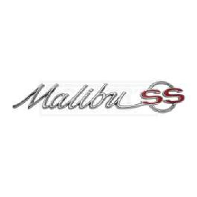 Chevelle Quarter Panel Emblem, Malibu Super Sport (SS), 1965