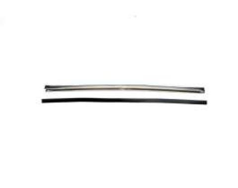 Chevelle Quarter Window Vertical Molding, Left, 2-Door Coupe, 1964-1965