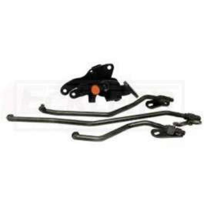 Chevelle Floor Shifter & Linkage Assembly, Manual Transmission, Muncie 4-Speed, 1969-1972
