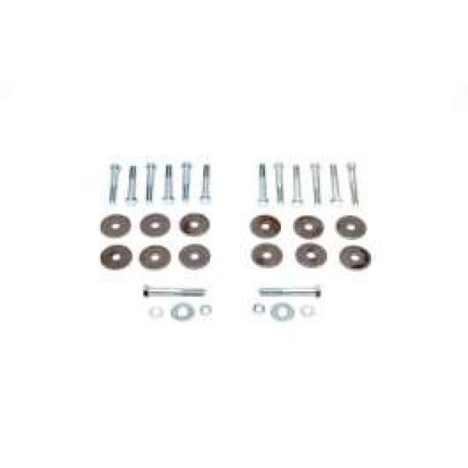 Chevelle Body To Frame Mounting Hardware, Convertible, 1968-1972