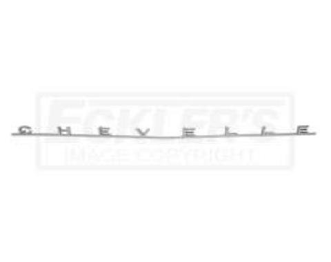 Chevelle Rear Panel Emblem, Chevelle, For Cars With SS Trim, 1966