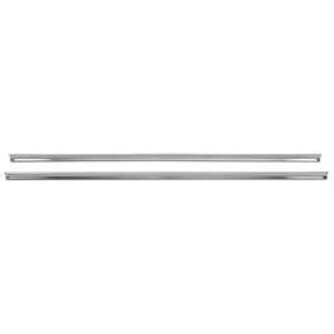 Chevelle Side Panel Molding, Lower, Rear, Chrome, 2-Door Coupe, 1968