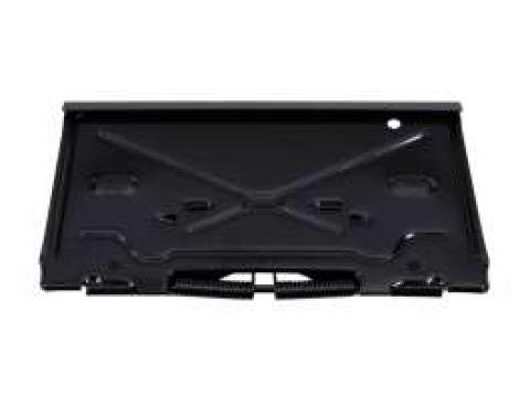 Chevelle Gas Door & License Plate Bracket, For All Cars Except Wagons, 1966-1967