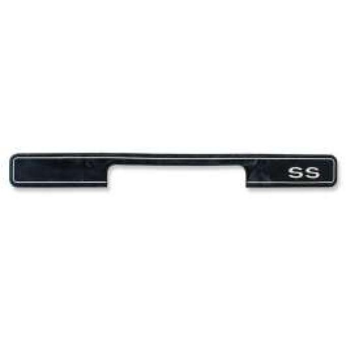 Chevelle Bumper Pad, Rear, With White Super Sport (SS) Emblem, 1970