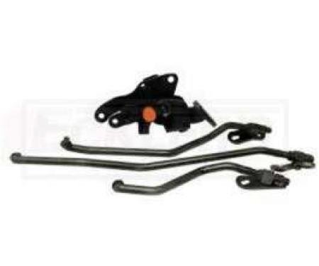 Chevelle Floor Shifter & Linkage Assembly, Manual Transmission, Muncie 4-Speed, 1969-1972