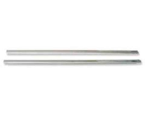 Chevelle Drip Rail Moldings, Pillar Front, Coupe, 1968-1972