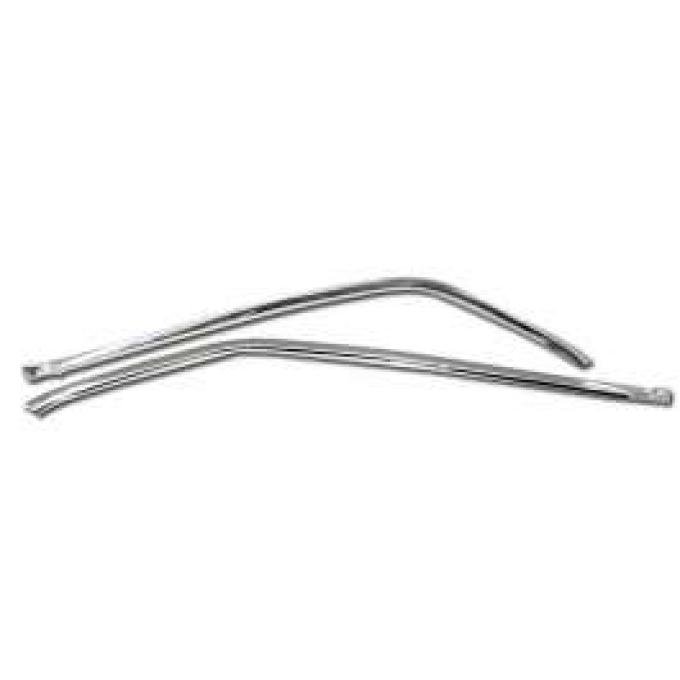 Chevelle Headliner Trim Moldings, Side, 2-Door Coupe, 1966-1967