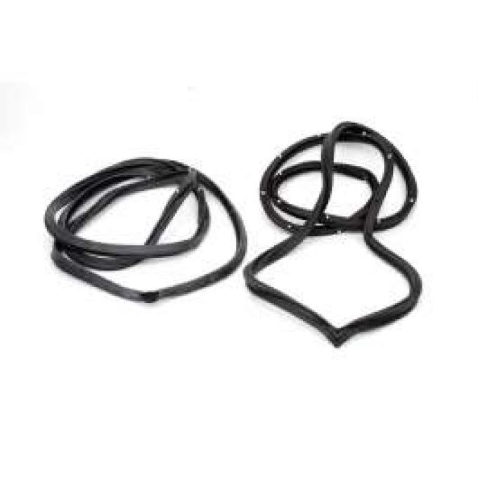 Chevelle Door Weatherstrip, Rear, 4-Door Sedan, 1964-1967