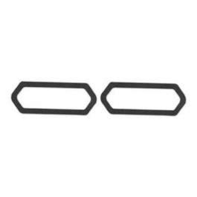 Chevelle Side Marker Light Gaskets, Rear, Wagon, 1969