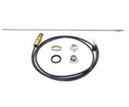 Chevelle Antenna Assembly, Front Fender, Complete, 1964-1968