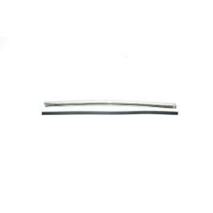 Chevelle Quarter Window Vertical Molding, Right, 2-Door Coupe, 1964-1965