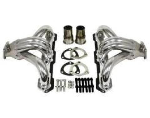 Chevelle & Malibu Ceramic Coated Shorty Headers, Small Block, 1964-1983
