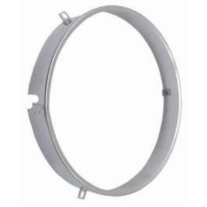 Chevelle Retaining Ring, Headlamp Seal Beam, Stainless Steel, 1971-1972