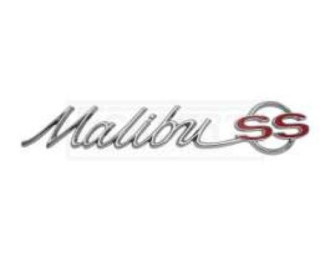 Chevelle Quarter Panel Emblem, Malibu Super Sport (SS), 1965