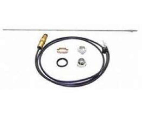 Chevelle Antenna Assembly, Front Fender, Complete, 1964-1968