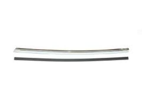 Chevelle Quarter Window Vertical Molding, Left, 2-Door Coupe, 1968-1972
