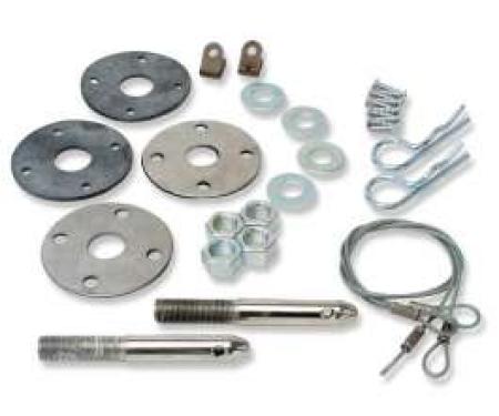 Chevelle Super Sport (SS) Hood Pin Kit, Complete, 1970-1972