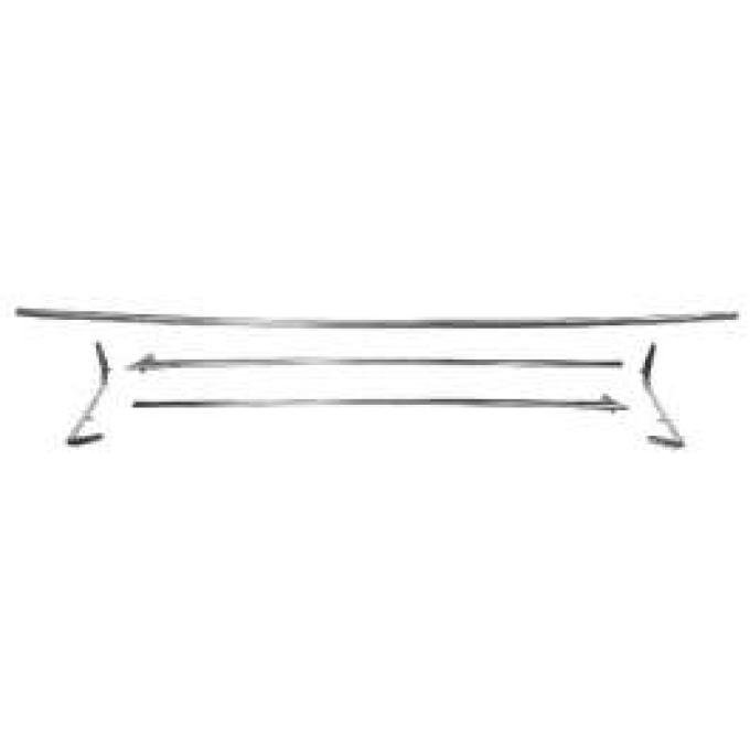 Chevelle Vinyl Top Molding Kit, Coupe, 1970-1972