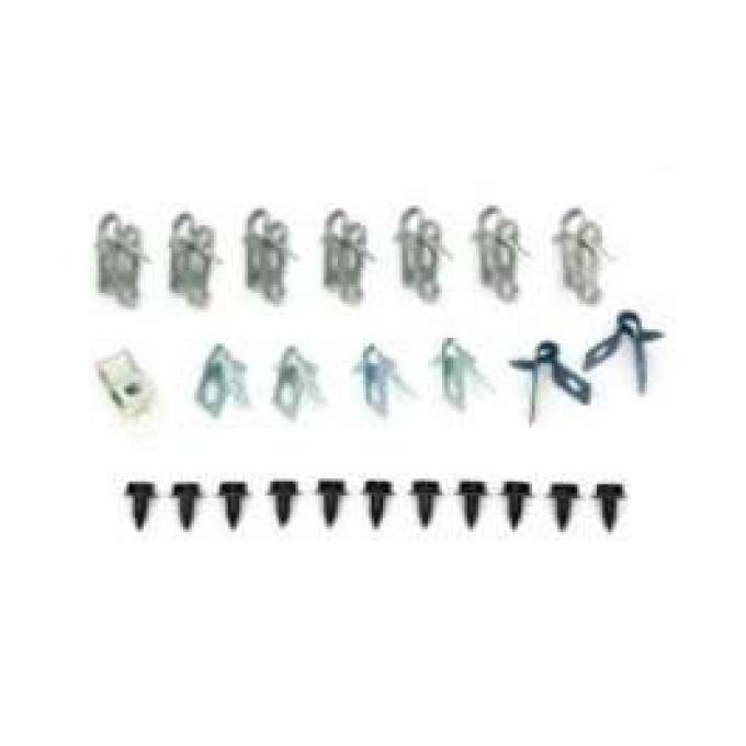 Chevelle Brake Line Clip Set, 1973-1977