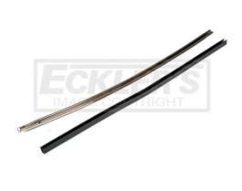 Chevelle Quarter Window Vertical Molding, Right, 2-Door Coupe, 1968-1972