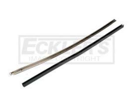 Chevelle Quarter Window Vertical Molding, Right, 2-Door Coupe, 1968-1972