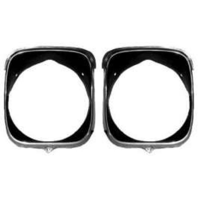 Chevelle Headlight Bezels, Inner & Outer, Left, 1969