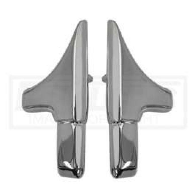 Chevelle Vinyl Top Moldings, Front, 2-Door Coupe, 1970-1972