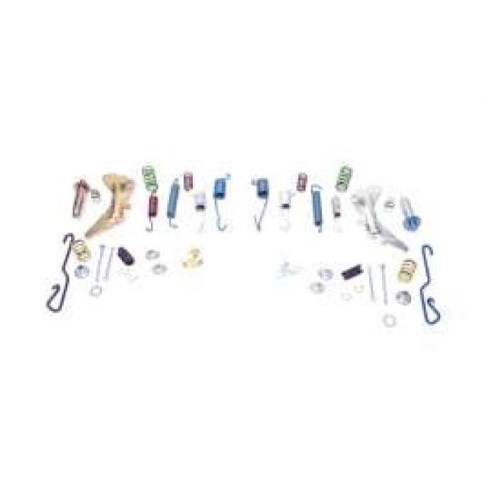 Chevelle Drum Brake Hardware Kit, Front, Complete, 9-1/2, 1964-1972