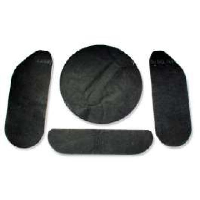Chevelle Hood Insulation Pads, 1964-1965