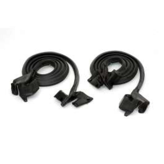 Chevelle Door Weatherstrip, 2-Door Coupe & Convertible, 1969-1972