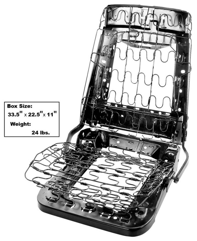 Camaro Bucket Seat Frame, Left, 1967-1968