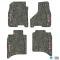 FlexTread 12-18 Dodge Ram 1500/2500/3500 Crew Cab/19-24 Dodge Ram 1500 Classic Crew Cab (4 pc) w/ RAM Head & Text Logo NGTT14010