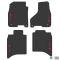 FlexTread 12-18 Dodge Ram 1500/2500/3500 Crew Cab/19-24 Dodge Ram 1500 Classic Crew Cab (4 pc) w/ RAM Head & Text Logo NGTT14010