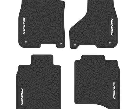 FlexTread 19-24 Dodge Ram 1500 Classic Crew Cab (4 pc) w/ Warlock Logo NGTT14020