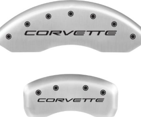 Satin Caliper Covers for Chevrolet Corvette