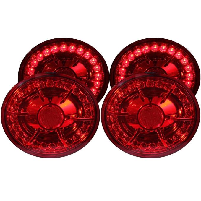 Corvette Taillight Kit, Red LED, 2005-2013