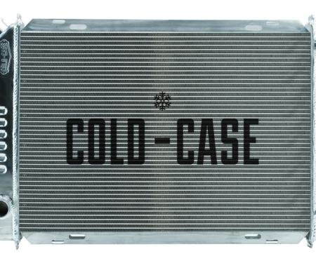 Cold Case Radiators 1987-1993 Ford Mustang Aluminum Radiator with 2 Rows of 1 Inch Tubes Manual Transmission LMM570-1