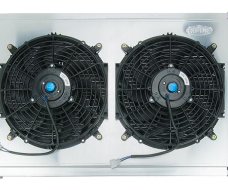 Cold Case Radiators 82-92 Camaro/Firebird 3rd Gen F-Body Aluminum Performance Radiator and 12 Inch Fan Kit LMP590AK
