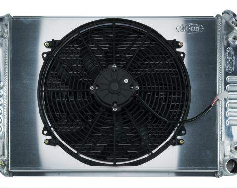 Cold Case Radiators 67-69 Camaro BB / Firebird Auto Transmission Aluminum Radiator and 16 Inch Fan Kit CHC11AK